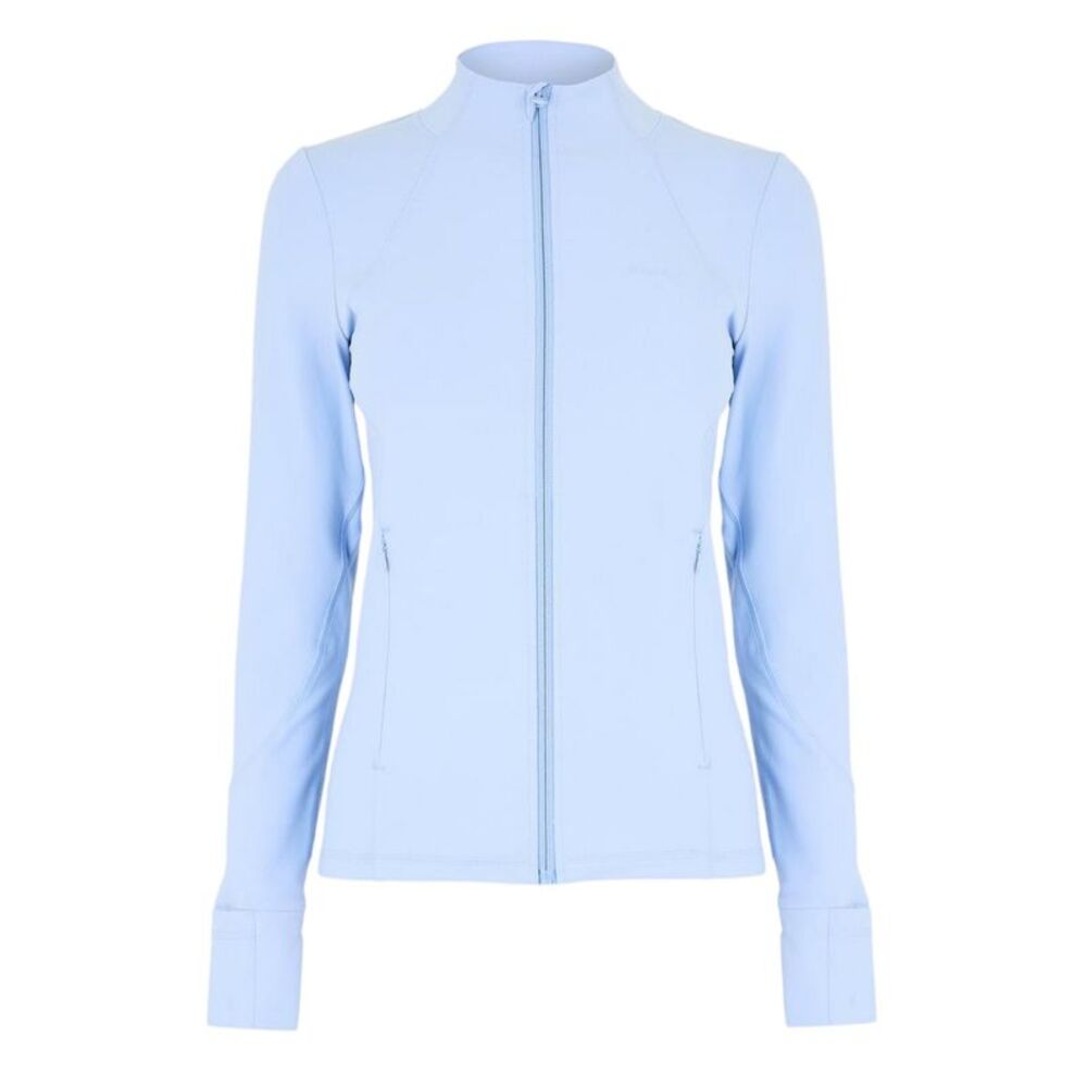 USA Pro Womens/Ladies Core Fitness Track Top / Brunnera Blue